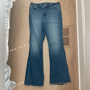 J. Crew Women's Dark Blue Flare Jeans